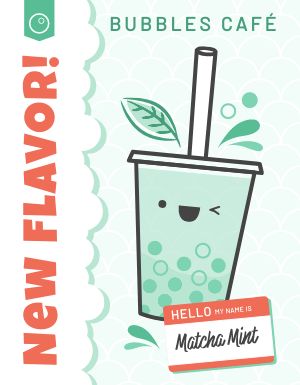 Boba Tea Flyer