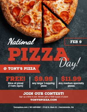 Pizza Day Flyer