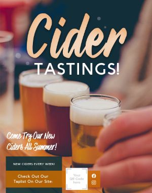 Cider Tasting Poster