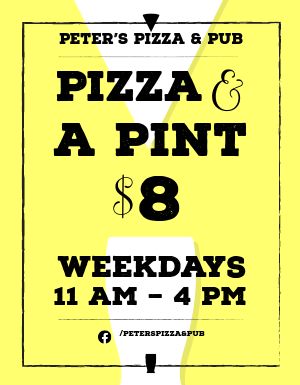 Pizza Specials Flyer