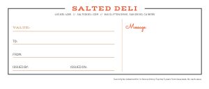 Seasonal Gift Voucher