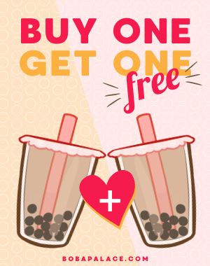 BOGO Bubble Tea Poster