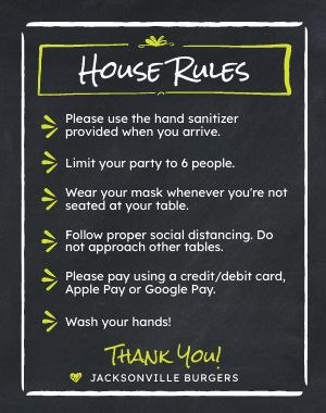 House Rules Poster