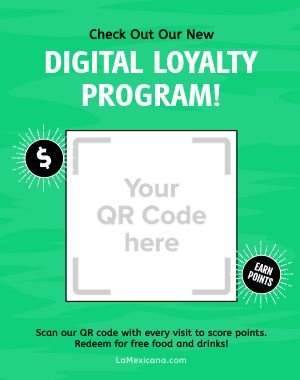 Loyalty Program QR Sandwich Board