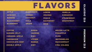 Midnight Hookah Digital Menu Board