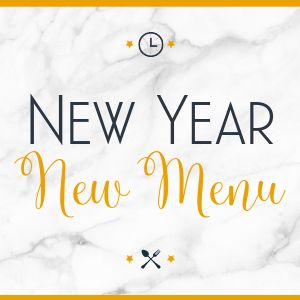 New Year New Menu Instagram Post