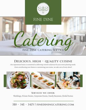 Catering Company Flyer