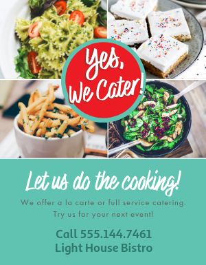 Restaurant Catering Flyer