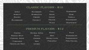 Premium Hookah Digital Menu Board