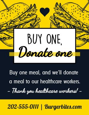 Donate Dinner Flyer