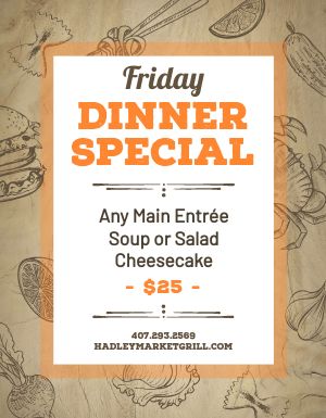 Dinner Special Flyer