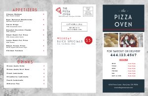 Pizza Takeout Menu Mailer