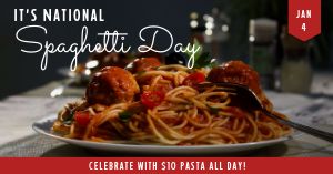 Spaghetti Day Facebook Post