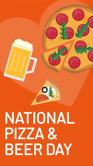 Pizza Beer Facebook Story