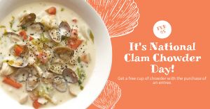 Clam Chowder Facebook Update