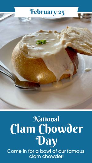 Clam Chowder Facebook Story