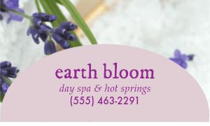 Spa Salon Business Card