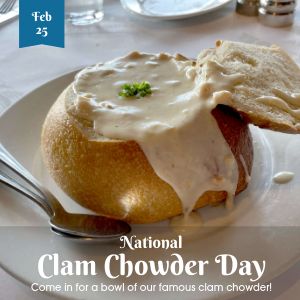 Clam Chowder Instagram Post