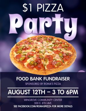 Pizza Event Flyer