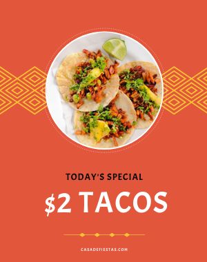 Daily Special Taco Sandwich Board