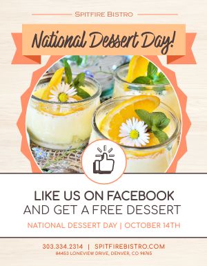 Dessert Day Sign