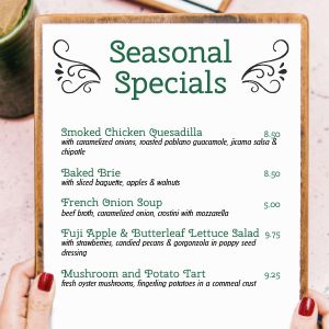 Seasonal Specials Instagram Post