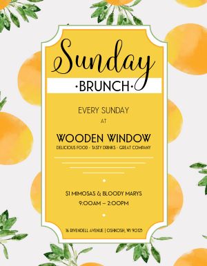 Brunch Flyer