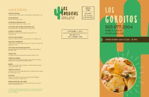 Taqueria Takeout Menu Mailer