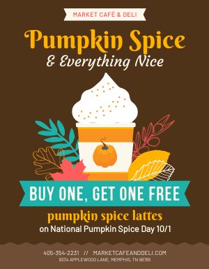 Pumpkin Spice Flyer