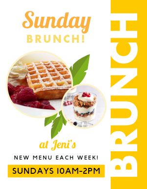 Sunday Brunch Sign