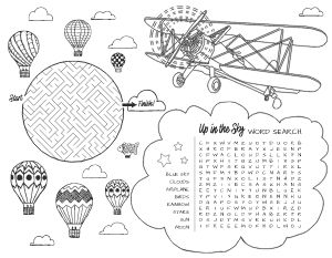 Aerial Kids Menu