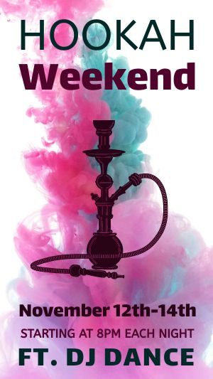 Hookah Event FB Story