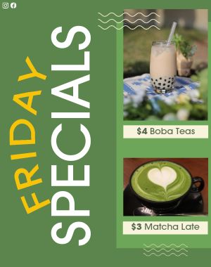 Matcha Specials Poster