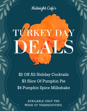 Thanksgiving Deals Flyer