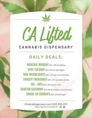 Dispensary Flyer