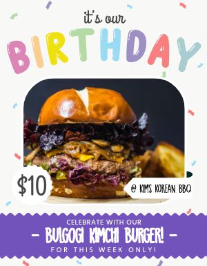 Birthday Flyer