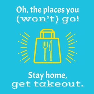 Stay Home Get Takeout Instagram Post