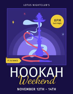 Groovy Hookah Flyer