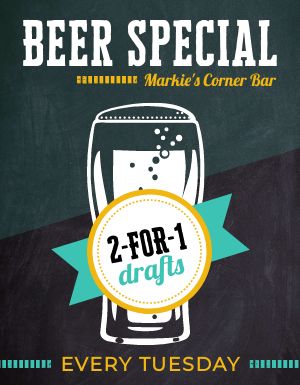 Beer Specials Flyer