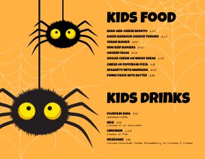 Web Kids Menu