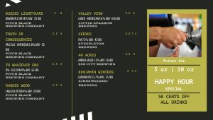 Olive Taplist Digital Video Menu Board