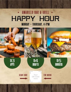 Happy Hour Specials Signage