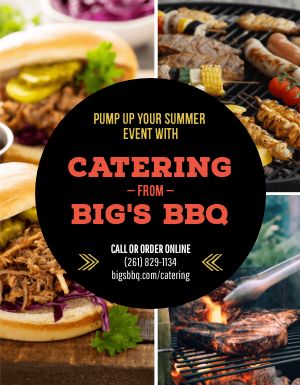 Catering BBQ Flyer