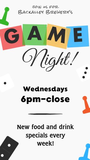 Game Night Facebook Story