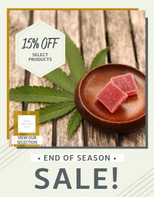 Cannabis Sale Flyer