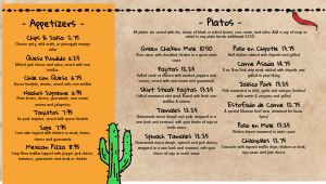 Indie Mexican Digital Menu Board