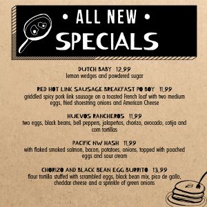 New Specials Instagram Update