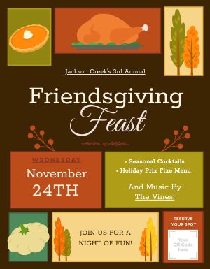 Friendsgiving Flyer