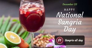 Sangria Day Facebook Post