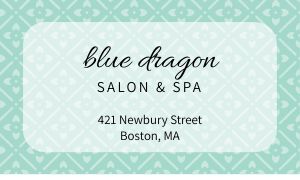 Spa Beauty Business Card